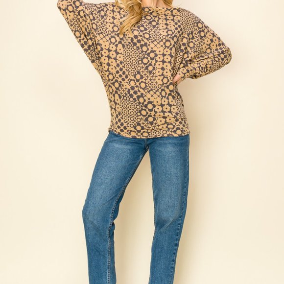 Printed dolman sleeve - Picture 5 of 6